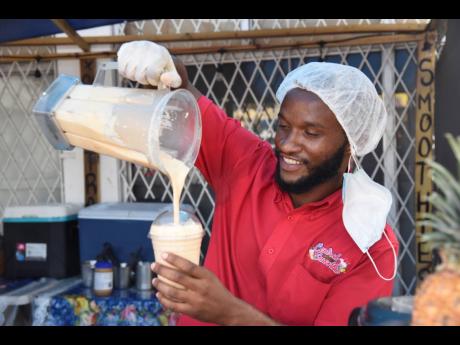 Lenard Christie plans to expand his dream worldwide, one smoothie at a time. 