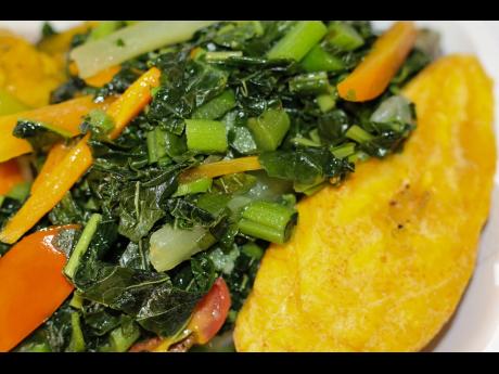 Early Morning Restaurant takes pride in its steamed callaloo.