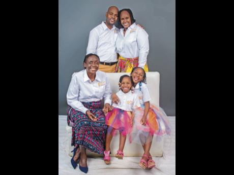 Family team: Seated (from left): Prudence Barrett, Adrielle Oliver and Gracia Oliver. Standing: Durville Oliver and Primrose Oliver.  