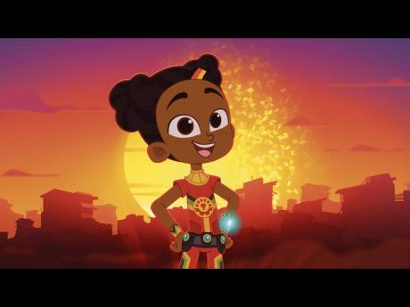 The first African animated heroine Super Sema.