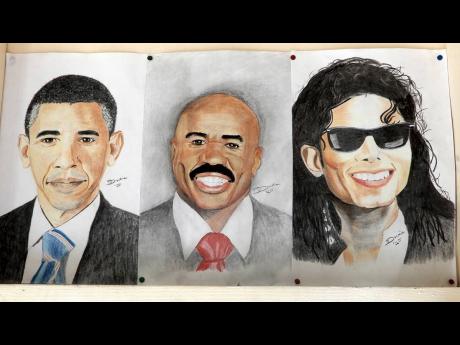 Duckie’s works include international celebrities such as Barack Obama, Steve Harvey, and the late Michael Jackson.