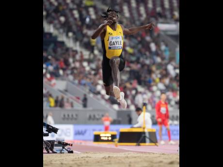 Reigning long jump world champion and Olympic Games debutant and medal hopeful Tajay Gayle.