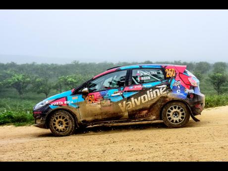 
Costa Rican Andres Molina and his Ford Fiesta R2 ran flawlessly when he visited Jamaica.