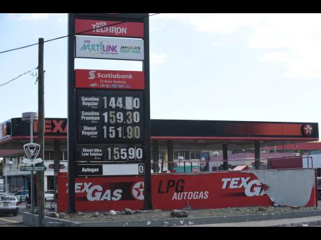 A Texaco gas station in Kingston.
