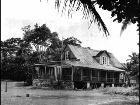The West End home, as it stood in earlier times. With a number of owners, it has an intriguing history. 