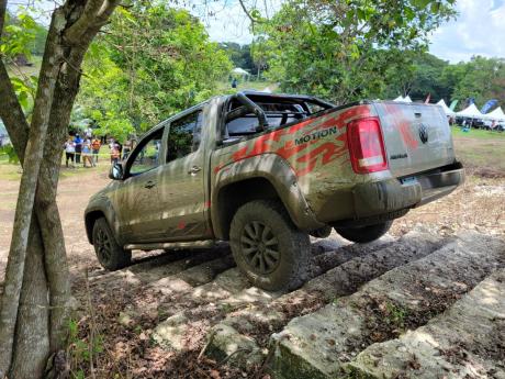 These steps were no joke, but the Amarok handled them gracefully. 