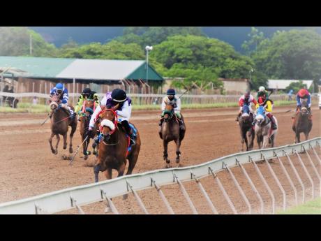 Racing action from Caymanas Park on Monday, August 9.