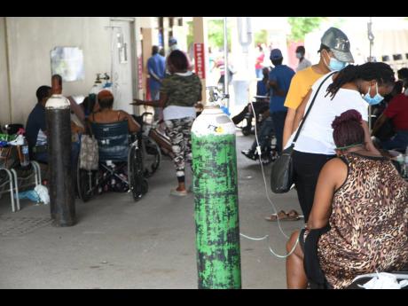 Rudolph Brown/Photographer
On Friday, Jamaica recorded the highest number of hospitalisation of COVID-19 patients, with some 728 people in facilities islandwide. Fifty-eight were critically ill, 86 severely ill and 194 moderately ill, meaning they would, a