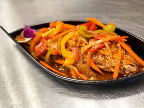 You can bet on authentic flavour and win with this brown stew snapper from House of Dutch Pot Las Vegas.