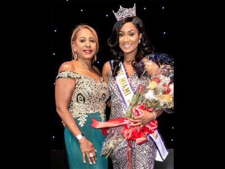 Founder and executive director Yolanda Henry (left) and the 2018 Miss Miami Broward Carnival Queen Shemeka Dort.