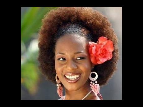 Former Miss Jamaica Dr Terri-Karelle Reid was one of the first to rock an Afro throughout the pageants.