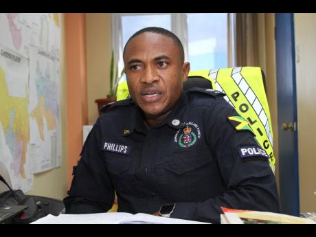 Superintendent Christopher Phillips, head of the St Catherine South Police Division.