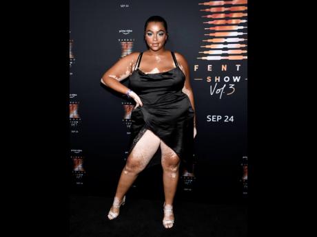 High off her appearance in Savage X Fenty Show Vol. 3, model Janay Watson wowed on the black carpet and showed some skin in a body-hugging number with a high split.