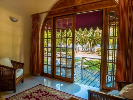 Garden view rooms are much more than line of sight and open right into the greenery of the gardens of the Charela Inn.