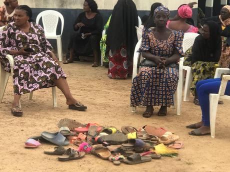 Parents of abducted school children of the Bethel Baptist High School wait for news on their children in Damishi, Kaduna, Nigeria. 