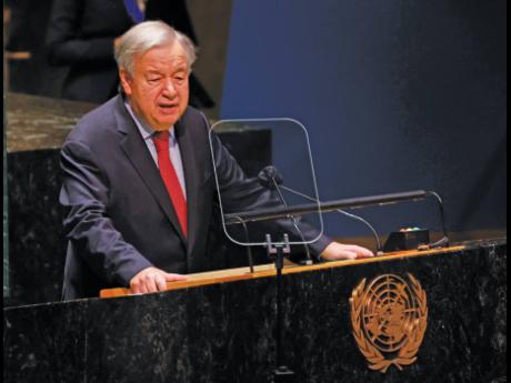 United Nations Secretary General, Antonio Guterres 