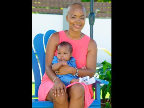 
When we spoke to Tara Montaque in October 2020, she had safely delivered her baby boy, Kyrie, and had started chemotherapy. Montaque was preganant when she was diagnosed with stage one non-invasive breast cancer earlier in the year, in February.