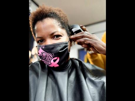 Double mastectomy breast cancer survivor Patria Baugh has gone through joint pain and says her hair is also falling out. “I have great faith and I know God’s got my back,” she says. 