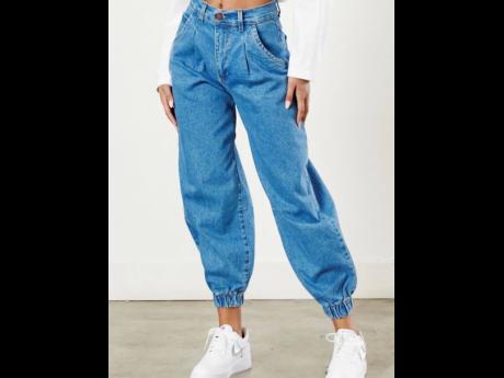 Even if you’re not a mom, ‘90’s inspired mom jeans are currently trending and available at Glam Expressway.