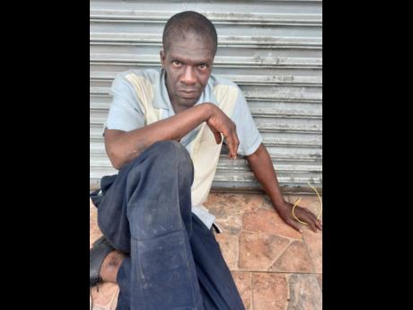 Garth Lindsay has been living on the streets of Montego Bay, St James, for the past 15 years.