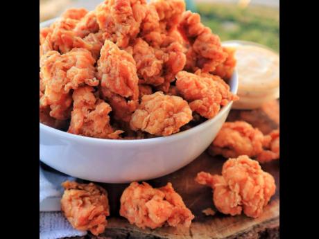 Hawt Chef’s crunchy take on KFC’s popcorn chicken. 