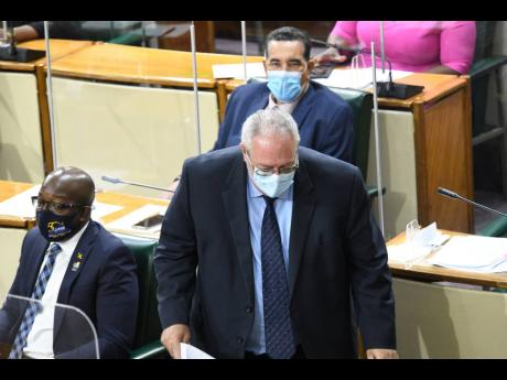 Phillip Henriques, Clarendon North Western​ member of parliament during the State of Constituency Debate sitting in the House of Representatives on Wednesday.