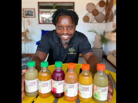 Toussaint Davy of Jamaica Cold Pressed Juices.