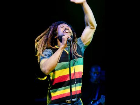 ArinzéKene as Bob Marley in the West End musical, Get up, Stand Up!