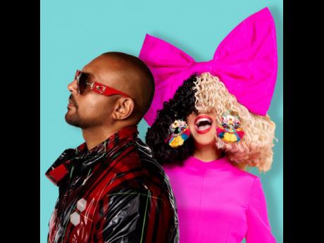 
Dancehall artiste Sean Paul (left), collaborated with Australian pop singer, Sia, for ‘Dynamite’. 