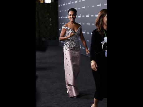 Kerry Washington was ‘pretty in Prada’ at the Baby2Baby Gala at the Pacific Design Center on Saturday in West Hollywood, California. 