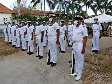 Members of the Jamaica Defence Force Coast Guard.