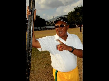 
Wilbert Parkes at a training session with Campion College’s cricket teams at Campion College, Hopefield Avenue, on Monday, March 5, 2012.