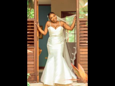 Popular co-host of the MegaMart Show, Kimberley Johnson, says her destiny was just a doorstep away on her wedding day, and it started with saying ‘I do’ to Gary. 