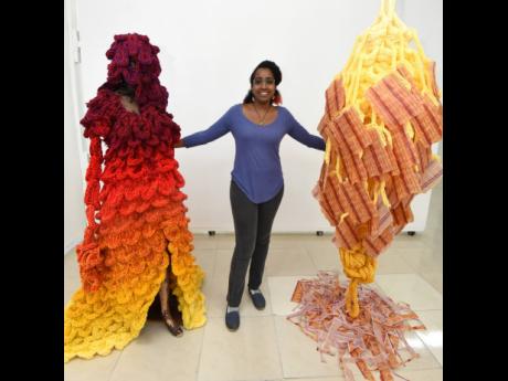 Jamaica-based textile artist Katrina Coombs