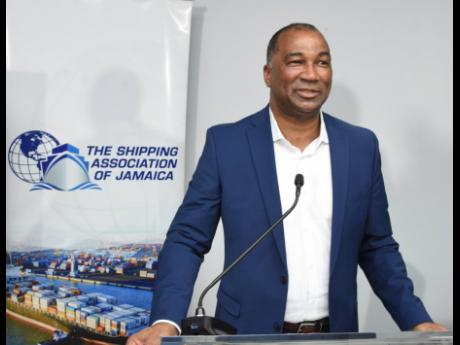William Brown was re-elected president of the Shipping Association of Jamaica at its AGM last Friday.