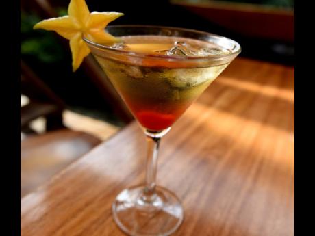 Say hello to this refreshing apple martini.