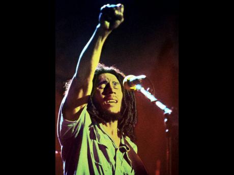 Reggae legend Bob Marley. 