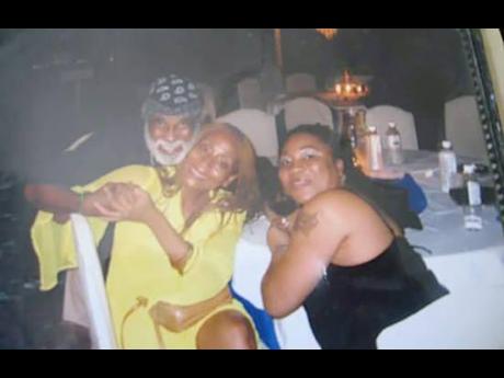 
Nadine Sutherland, with friends Winston ‘Merritone’ Blake (left), and Marcella Armstrong Benbow.