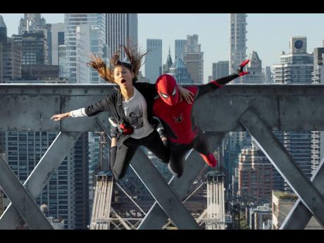 Tom Holland (right) and Zendaya take the lead in ‘Spider-Man: No Way Home’.