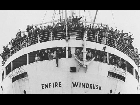The ‘Empire Windrush’ arriving at Tilbury Dock in 1948 with hundreds of Jamaicans who would signal the start of the Windrush generation.