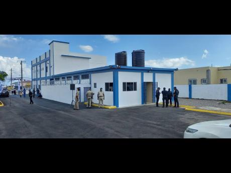 The new police station in Buff Bay, Portland.