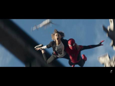 Tom Holland as Spider-Man and Zendaya in ‘Spider-Man: No Way Home’.