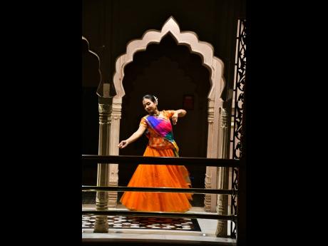 A dancer performs Kathak, one of the eight major forms of Indian classical dance.