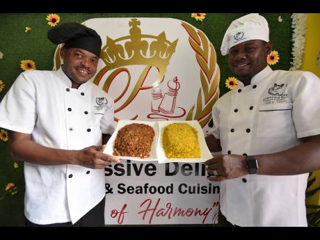 Chefs Dave McPherson (left) and Oral Ricketts are delighted to treat your taste buds to a euphoric Chinese and seafood experience.  