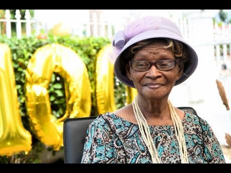 Centenarian Iris Coley says it is God’s grace that has sustained her through the years.