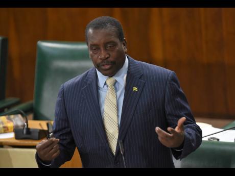 Minister of Transport and Mining Robert Montague.