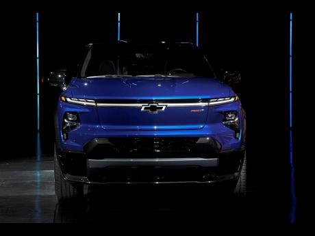 The 2024 Chevrolet Silverado EV RST is shown in Detroit on Wednesday, January 5.