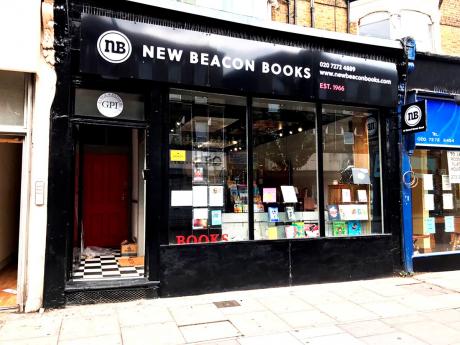 New Beacon Books store front.
