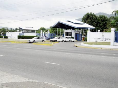 The entrance to the University of Technology, Jamaica’s Papine campus in St Andrew.
