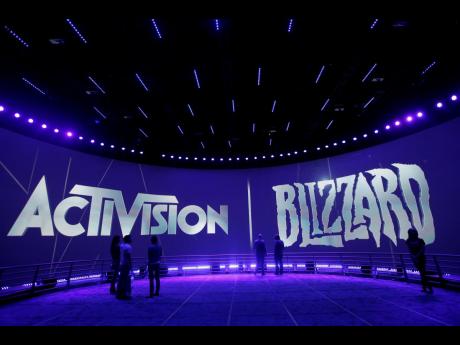 The Activision Blizzard Booth is shown on June 13, 2013 the during the Electronic Entertainment Expo in Los Angeles.